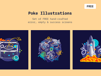 Poke - Free Illustrations