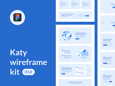 Katy wireframe kit v1.0 atomic design hi fi kit layouts ui vector web wireframe