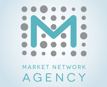 Market Network Agency brand branding design graphic logo type typography