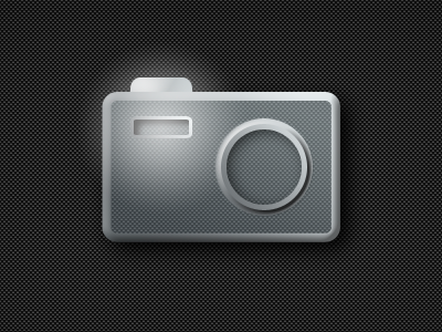 Detailed Camera Icon camera design drop flash graphic icon icons illustrator photoshop shadow texture
