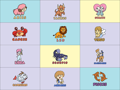 Zodiac Mascot Series