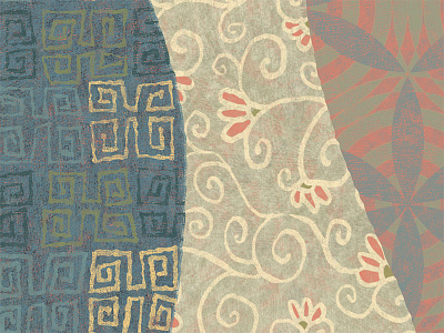 Diamond Point detail fabric repeating patterns surface design