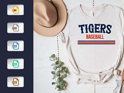 Baseball T-Shirt Design Template