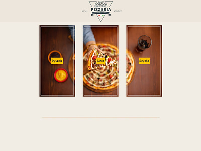 Strony internetowe dla pizzerii branding design graphic design illustration logo web