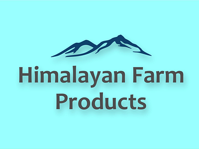 Logo Himalayan Farm Products branding design graphic design logo vector