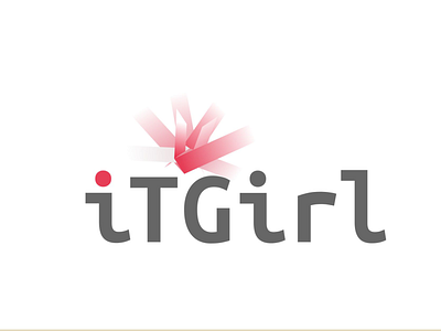 Logo iTGirl personal brend branding design graphic design logo vector