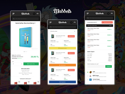 Mabbels Mobile App design mabbels rick and morty ui ux