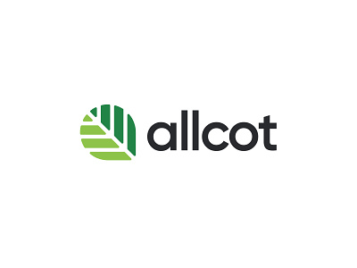 Allcot branding design graphic design icon indentity leaves logo design logodesign logotype trypograph vector