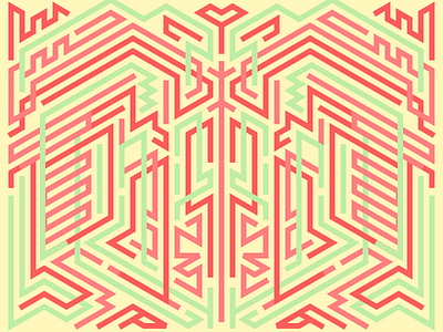 Geometric Line Art #5 geometric illustration lines vector