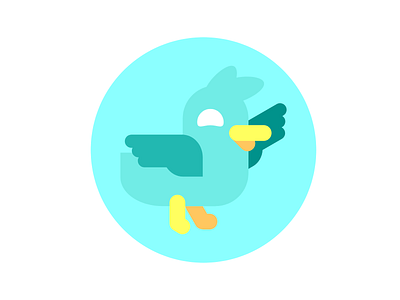 Kurzgesagt Bird bird illustration vector