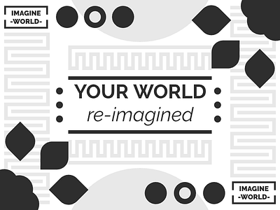 IMAGINE -WORLD- illustration vector