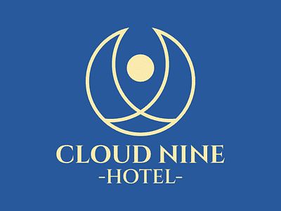Cloud Nine Hotel illustration vector