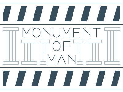 Monument of Man illustration vector