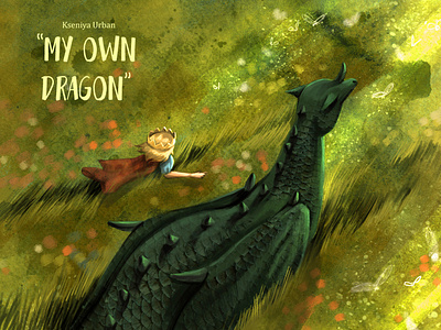 My Own Dragon. Book illustration.