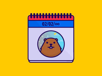 Groundhog Day animals calendar character cute february groundhog day illustration movies weather