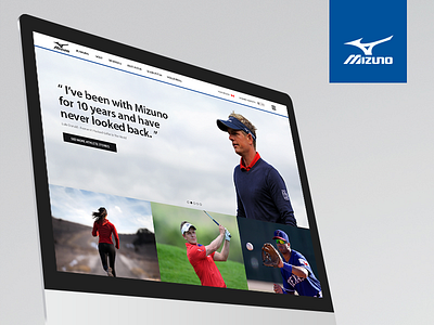 Mizuno Website Redesign