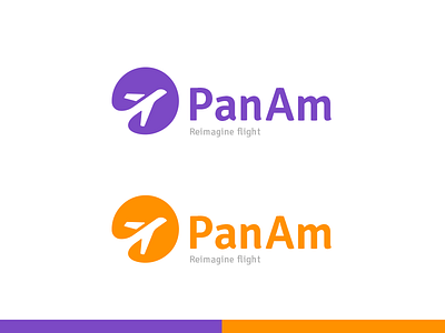 Pan Am Airlines Redesign airline airplane brand clean logo modern new panam rebrand redesign refresh