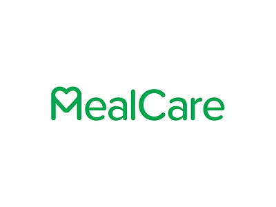 MealCare Brand Identity brand branding green identity logo logotype mark modern rounded sans serif vibrant