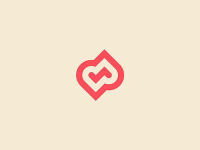 Random Logo Symbol design heart identity logo mark random symbol