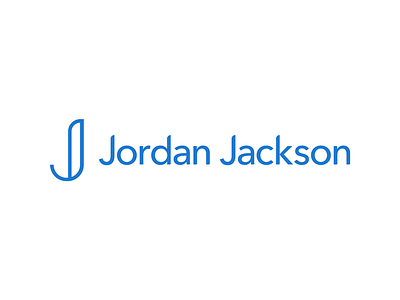 New Personal Logo blue brand branding identity logo logotype mark modern new personal symbol wordmark