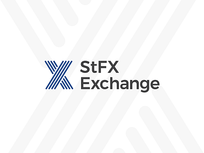 StFx Exchange Logo Concept brand branding identity logo logotype mark modern startup symbol type typography visual