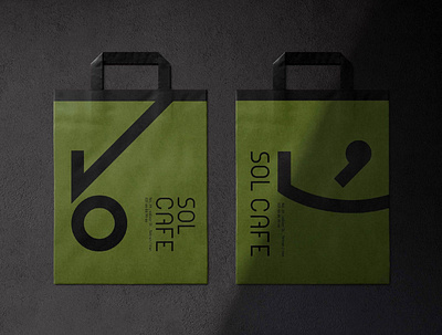 Sol Cafe branding design graphic design logo logotype typography