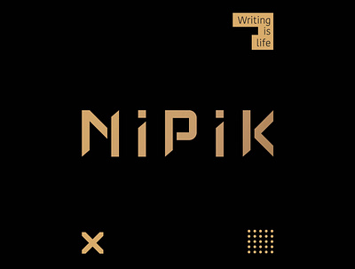 Nipik branding design graphic design logo logotype production of stationery typography