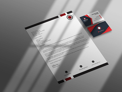 Letterhead design 3d branding graphic design logo ui