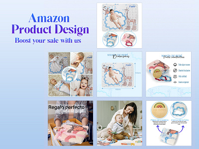 Design Amazon product listing images, enhance brand content