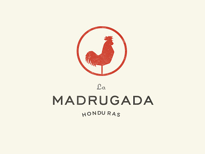 La Madrugada identity logo typography