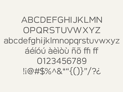 Progress on MD Ground font design typography
