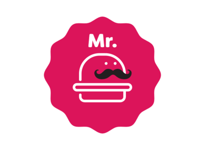 Identity for Mr. Burger identity logo