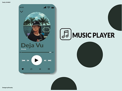 Daily UI #009 - MUSIC PLAYER