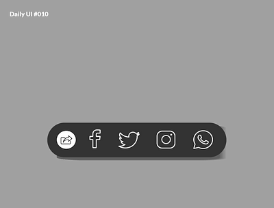 Daily UI #010 - Social share button animation daily ui good design graphic design illustration product design social media