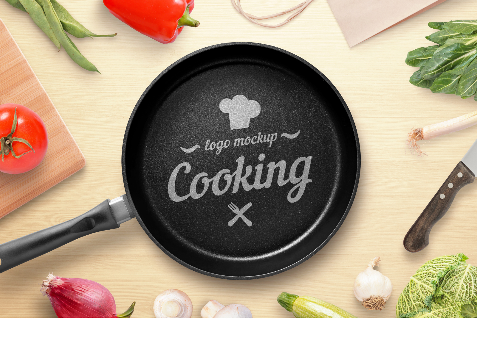 Download Cooking Restaurant Logo Mockup By Rsplaneta On Dribbble