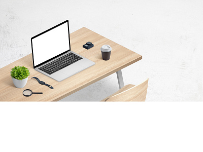 MacBook isometric mockup Scene Creator