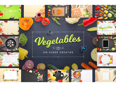 Vegetables HQ Scene Creator