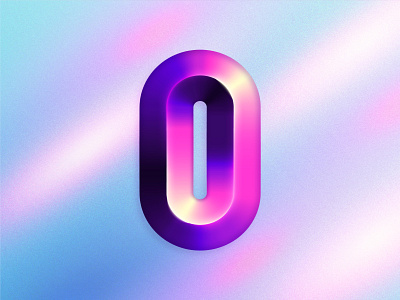 A colourful O