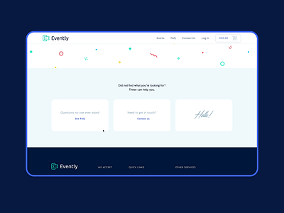 Evently help section booking booking platform booking system events events platform help homepage lionel richie ticketing ticketing platform ui ui design ux ui ux design website