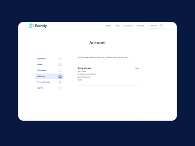 Evently dashboard icons account account page account settings dashboard icons orders purchase history settings settings page ticket icon ticketing platform