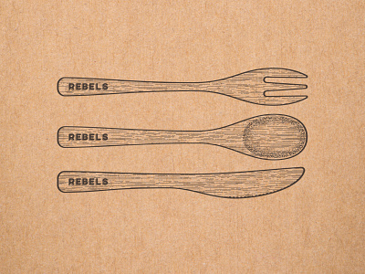 Bamboo cutlery set bamboo composting cutlery cutlery set grit gritty illustration no plastic organic plastic free recycle reusable stipple stippled stippling texture vector