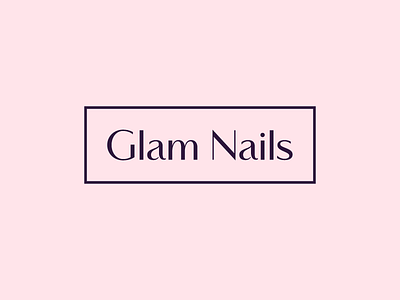 Glam Nails Logo