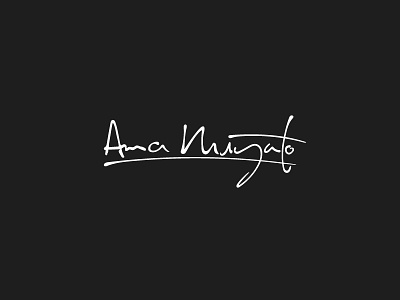 Ama Miyato Logo distorted dj dj logo hand hand written handmade ink logo music scribble