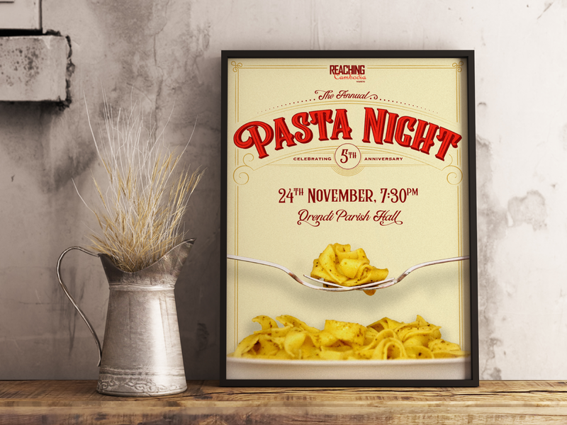 Pasta Night Poster By Jan Frantz On Dribbble