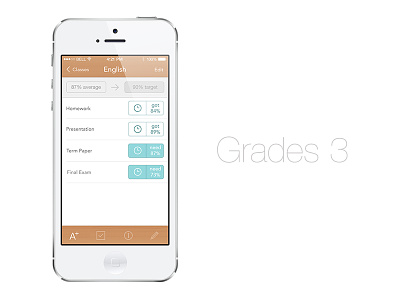Grades 3 - iOS 7