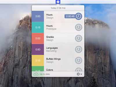 Hours for Mac app desktop hours invoice iphone mac time tracking timer yosemite