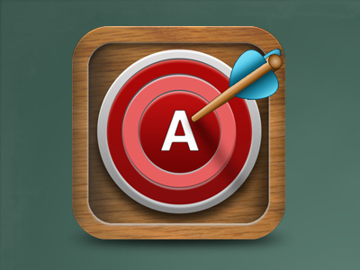 Grades Pro App Icon target ios app icon iphone wood grades
