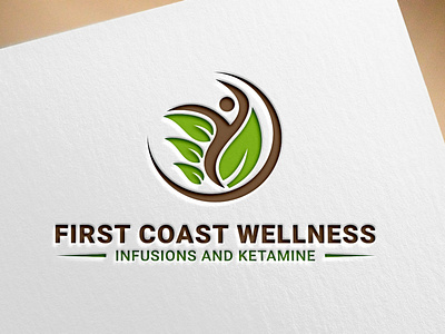 Wellness logo firm fitness gym health medical logo natural logo salon logo spa logo