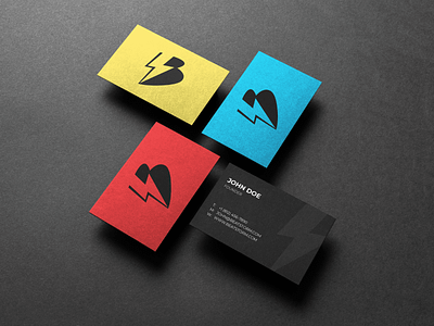 BeatStorm Productions - Business Cards branding business card business card design logo design