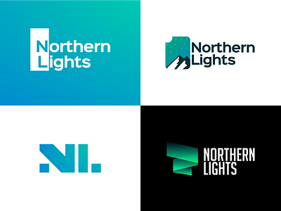 Northern Lights - Logo Concepts brand identity design logo logo design